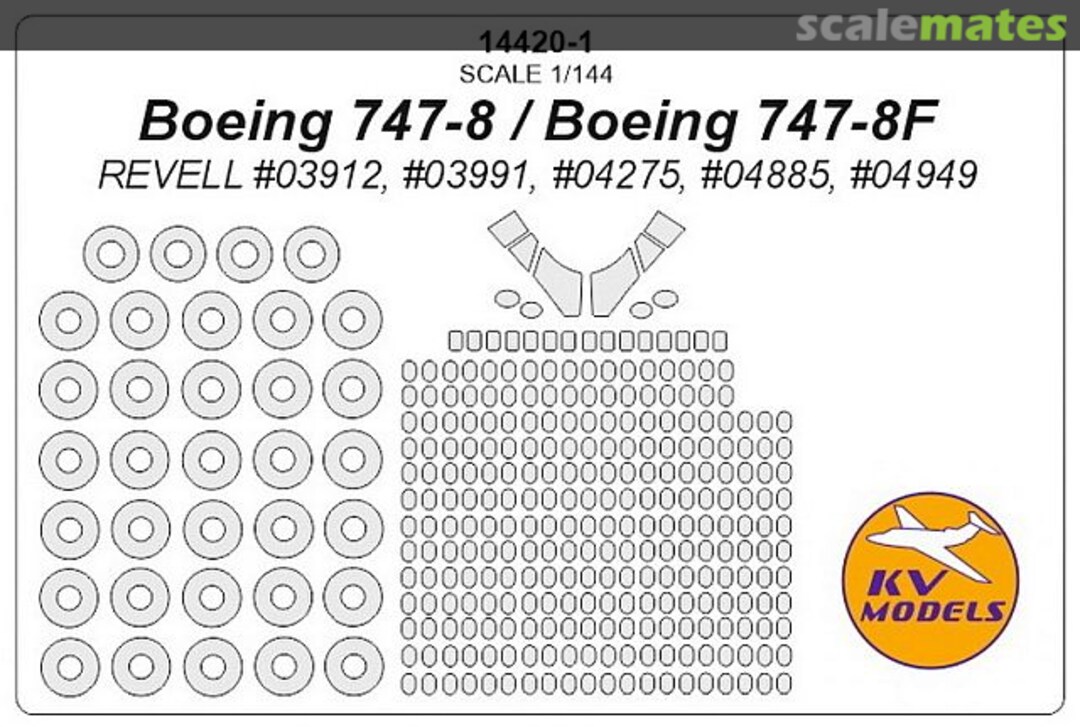 Boxart Boeing 747-8 / Boeing 747-8F 14420-1 KV Models