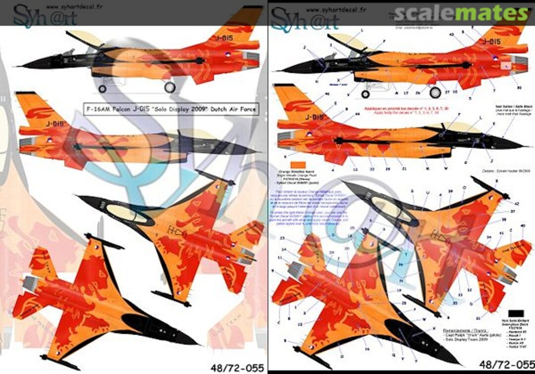 Boxart F-16AM Falcon 72-055 Syhart