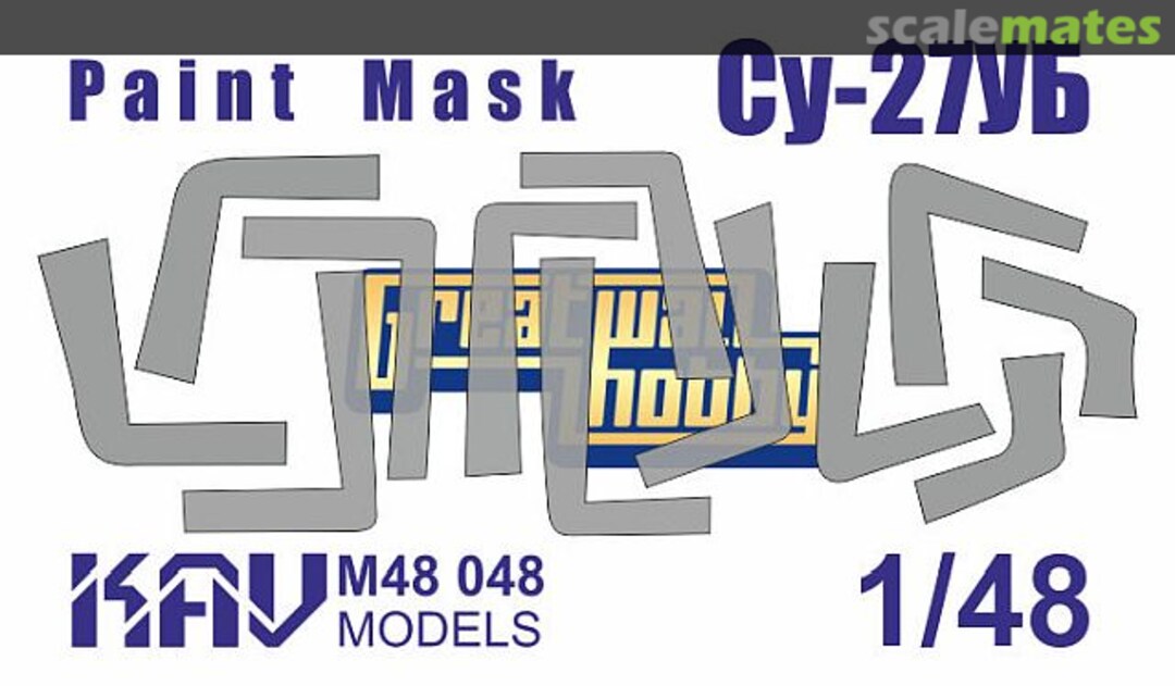 Boxart Su-27UB masks KAV M48 048 KAV models