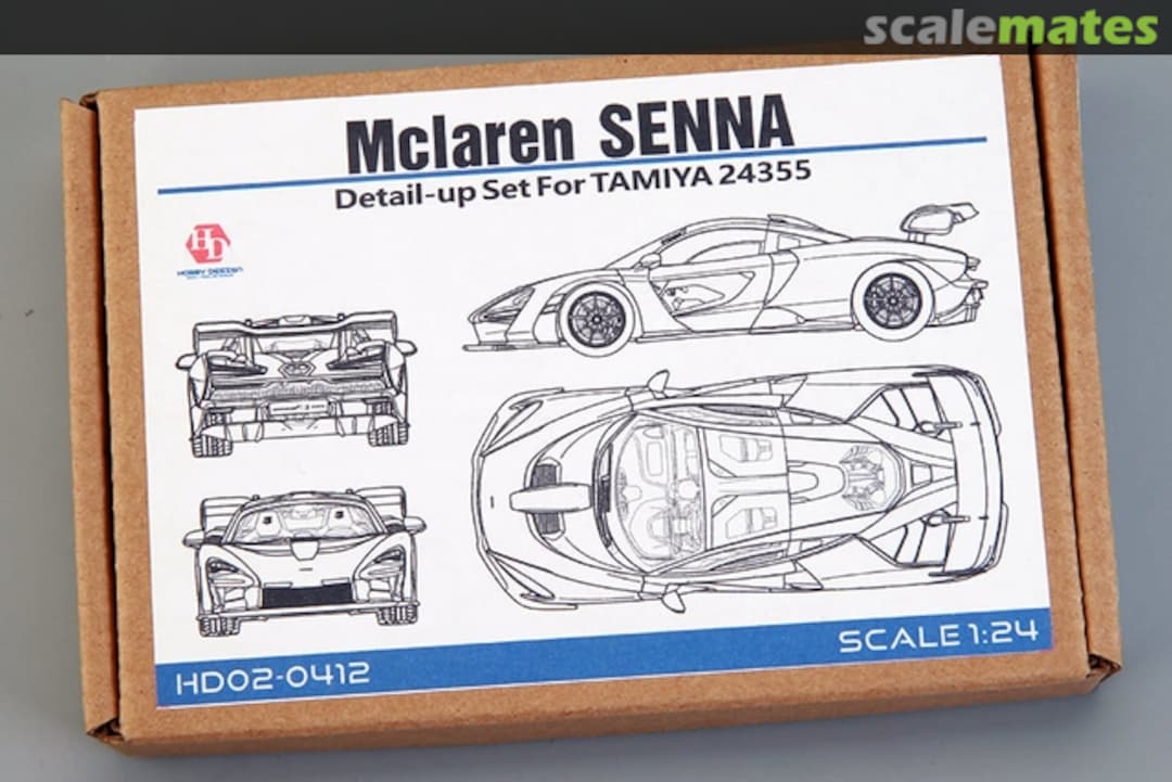 Boxart Mclaren SENNA detail-up set HD02-0412 Hobby Design