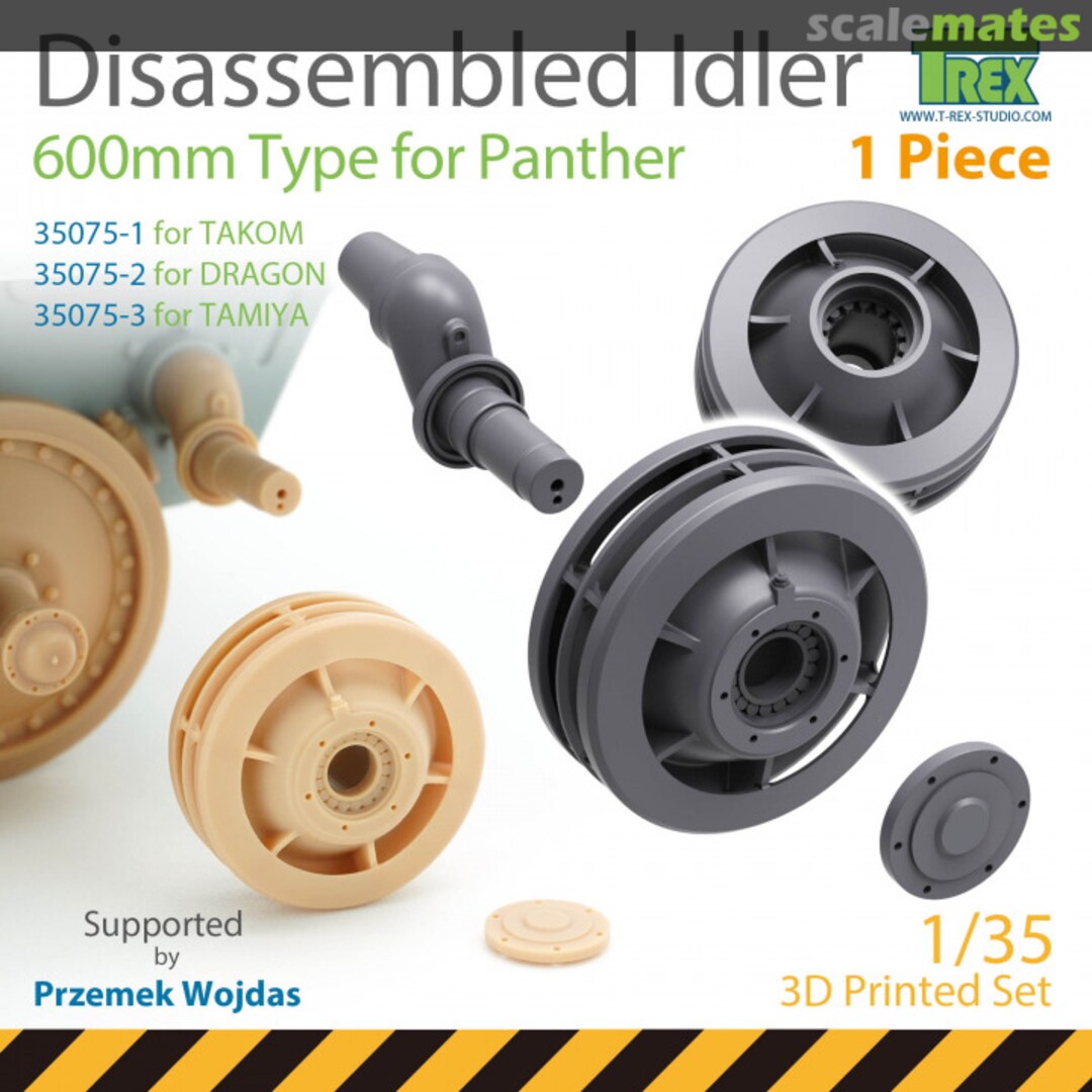 Boxart Disassembled Idler 600mm Type for Panther (1 Piece) TR35075-3 T-Rex Studio