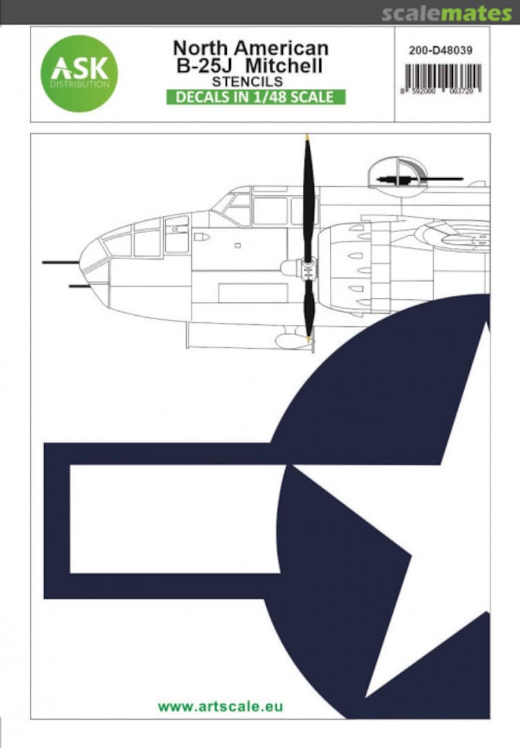 Boxart B-25J Mitchell 200-D48039 ASK