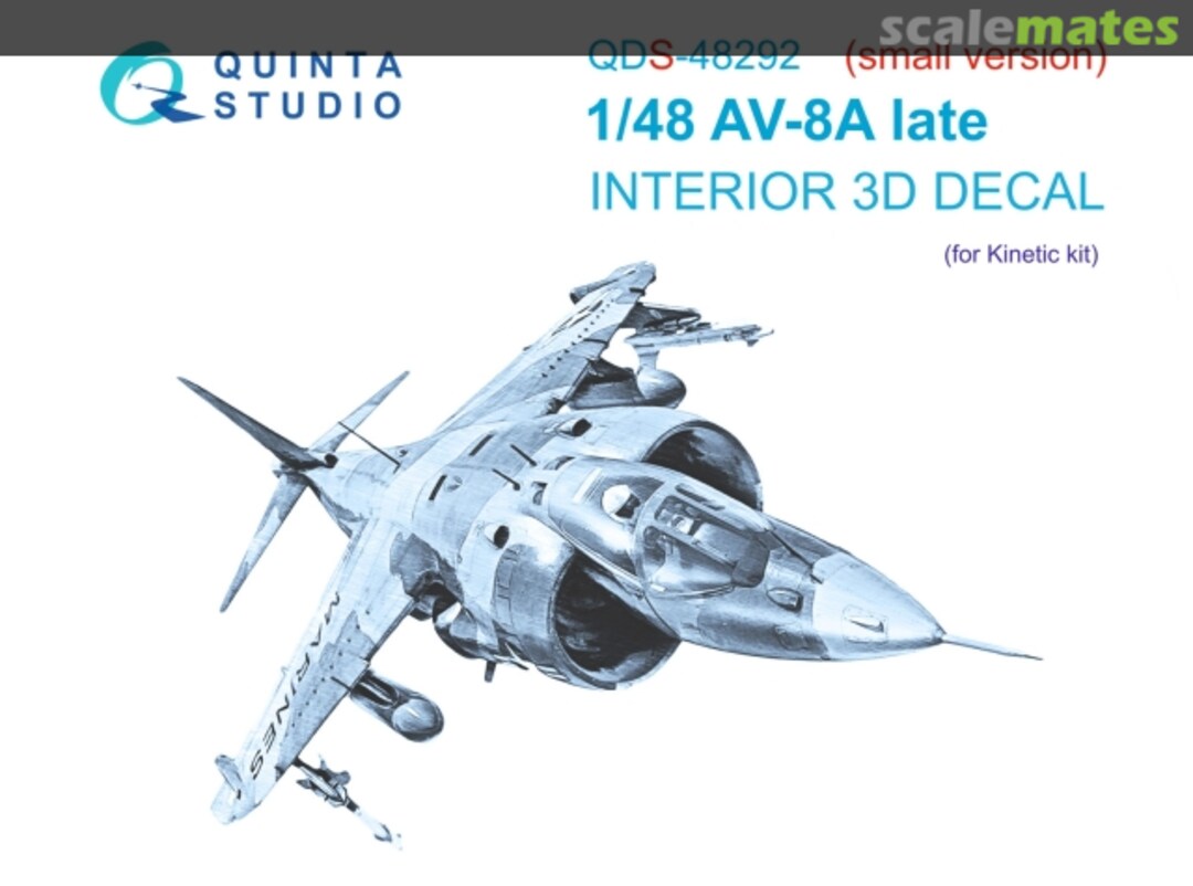 Boxart AV-8A - Late QDS-48292 Quinta Studio