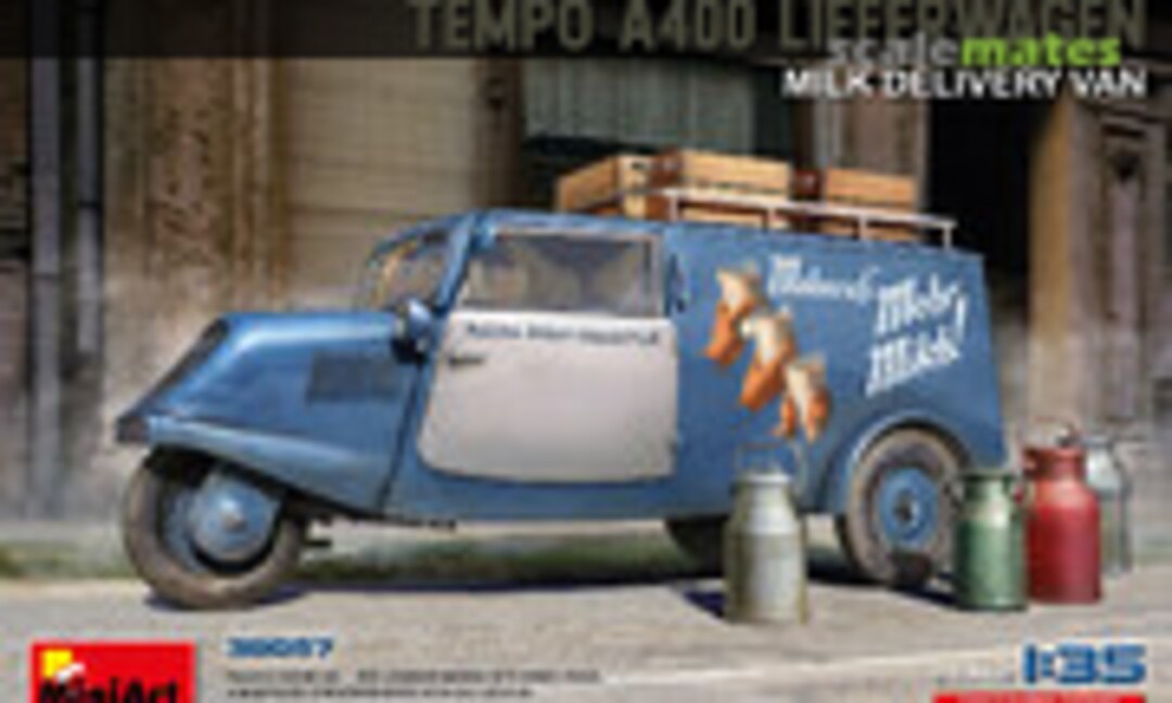 1:35 Tempo A400 Lieferwagen Milk Delivery Van (MiniArt 38057)