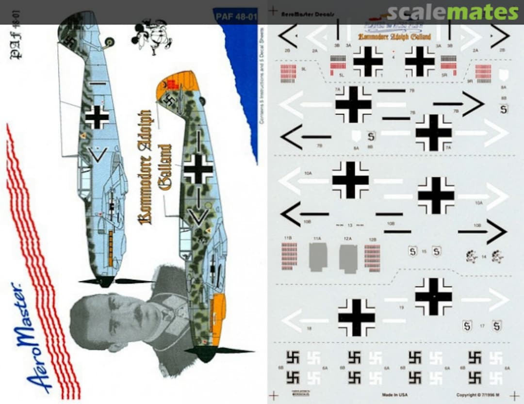 Boxart Kommodore Adolph Galland PAF 48-01 AeroMaster