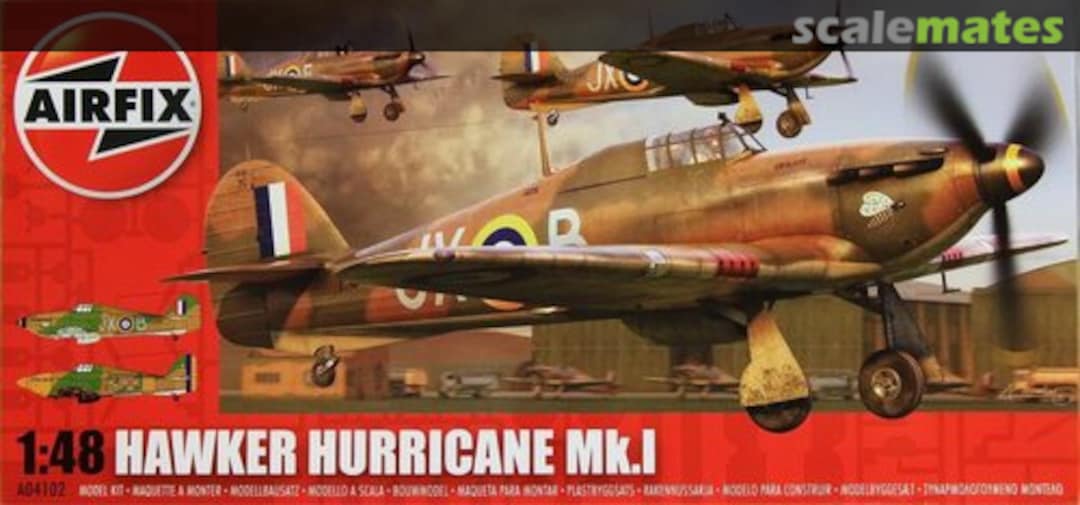 Boxart Hawker Hurricane Mk.I A04102 Airfix