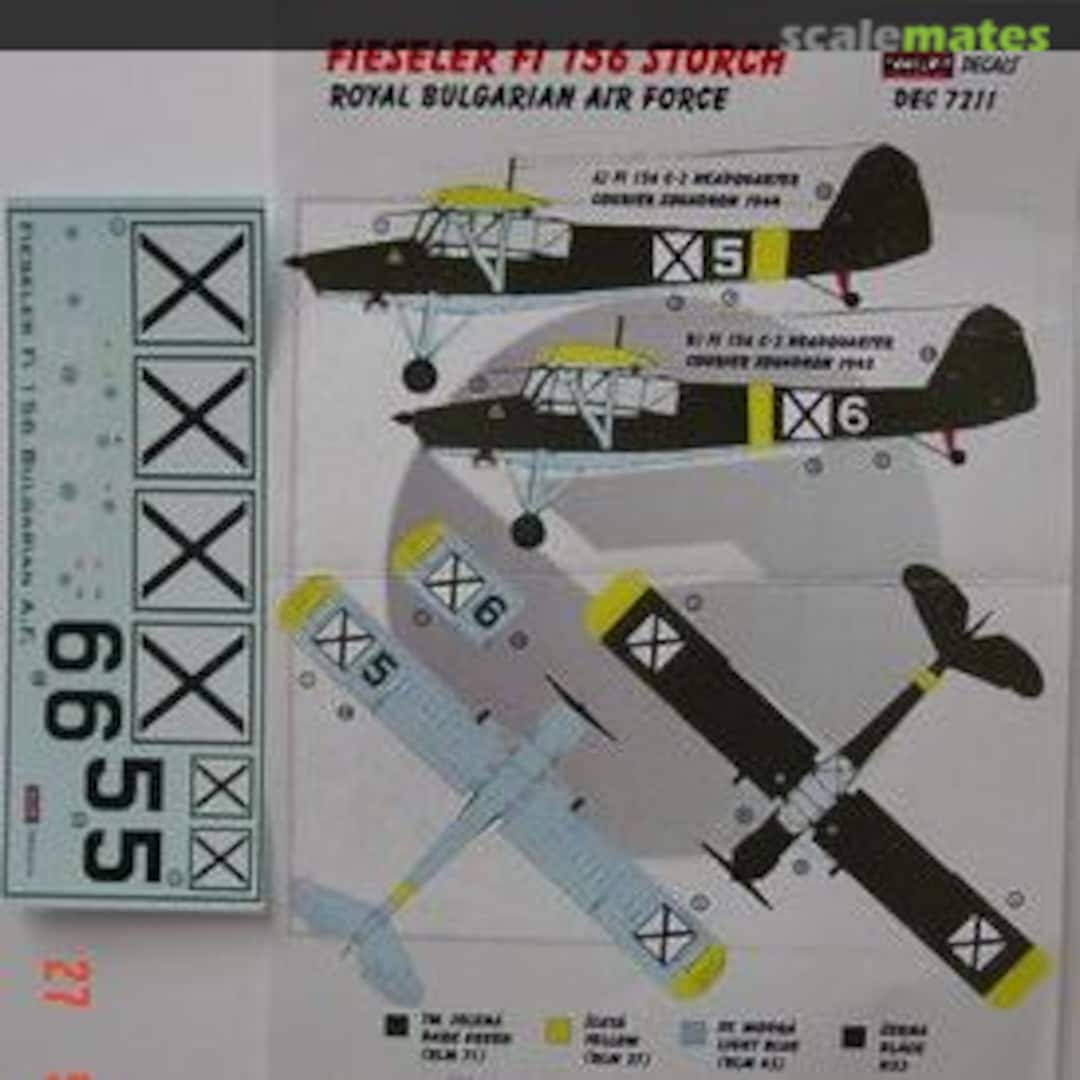 Boxart Fieseler Fi 156 Storch DEC7211 Kora Models