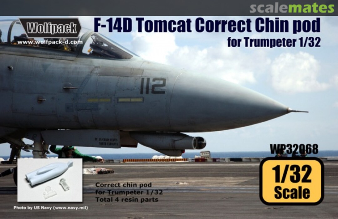 Boxart F-14D Tomcat Correct Chin Pod Set WP32068 Wolfpack