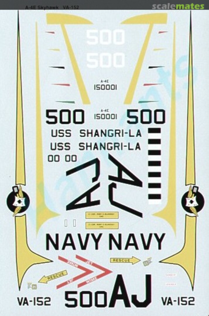 Boxart AJ/500 VA-152 CAG U.S.S. Shangri-La 32225 Microscale