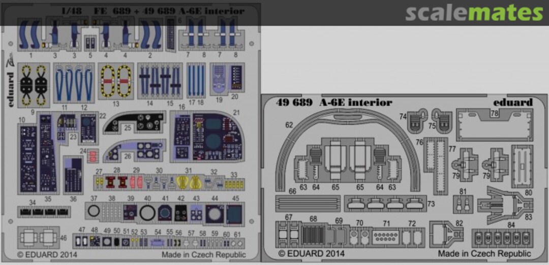 Boxart A-6E interior S. A. 49689 Eduard