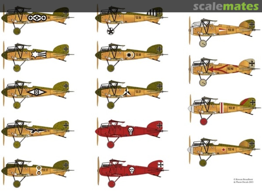 Boxart Albatros D.III (Oeffag) 48016 Pheon Decals