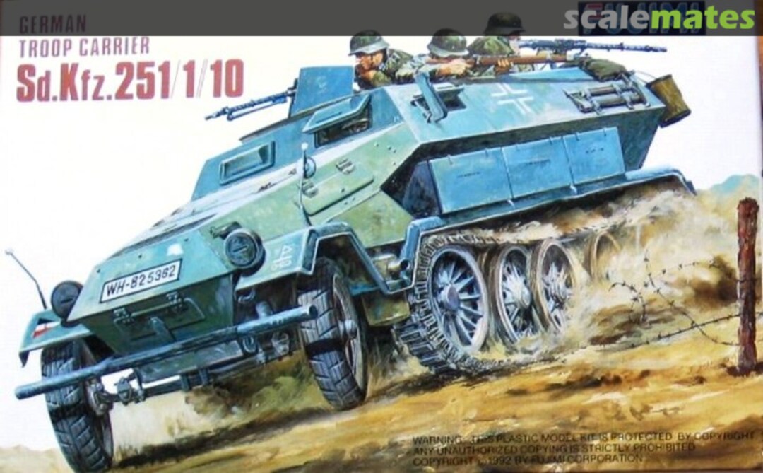 Boxart Sd.Kfz. 251/1//10 76006 Fujimi