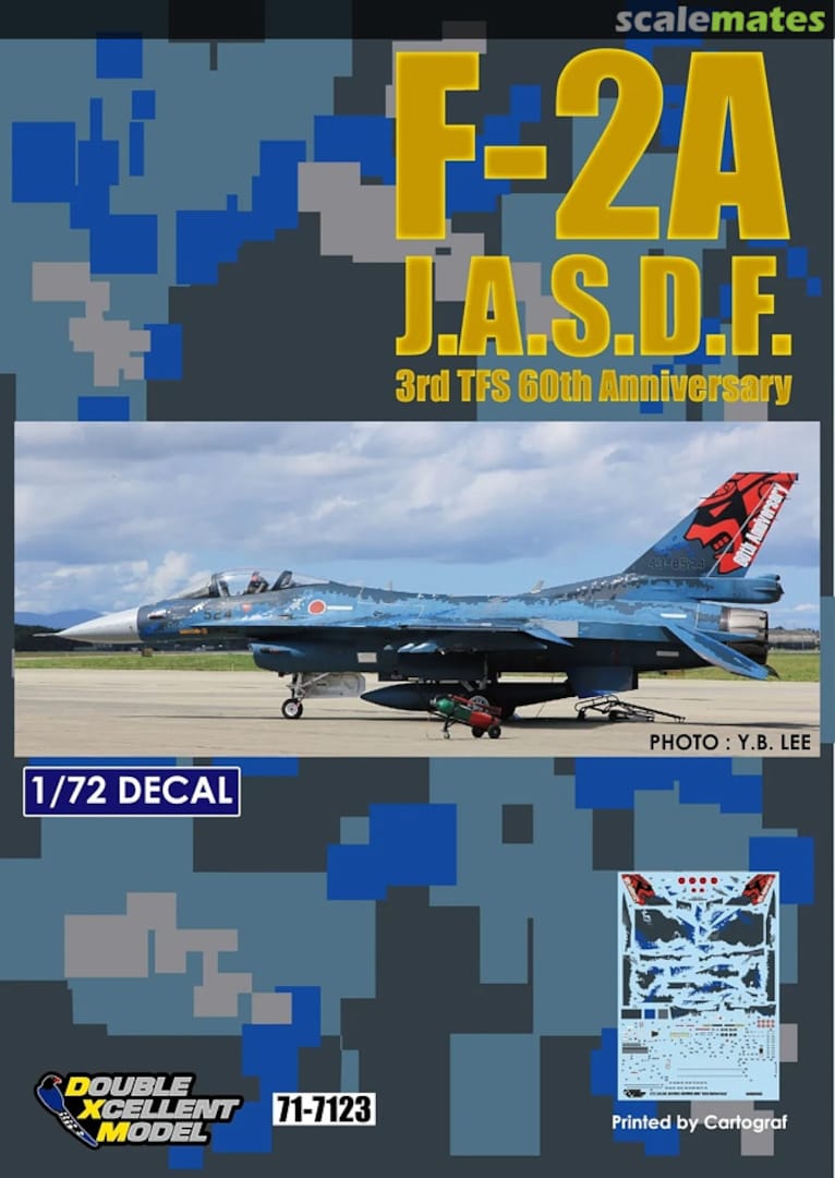 Boxart F-2A J.A.S.D.F. 71-7123 DXM Decals