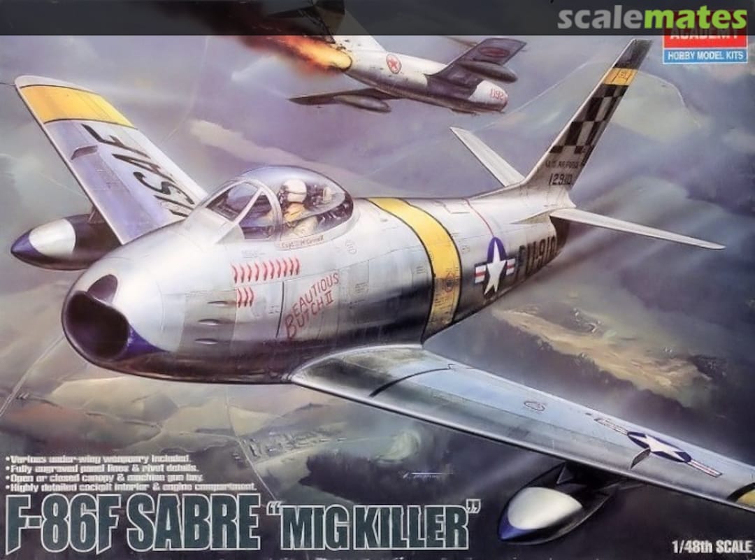 Boxart F-86F Sabre "MiG Killer" 2183 Academy