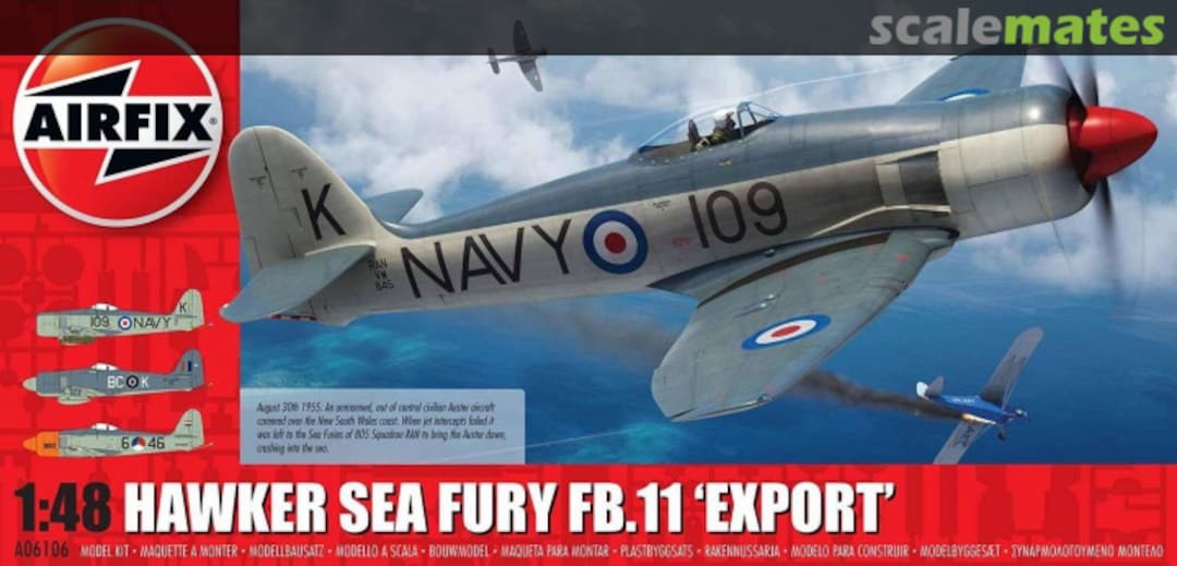 Boxart Hawker Sea Fury FB.11 A06106 Airfix