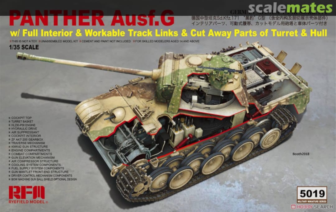 Boxart Panther Ausf. G RM-5019 Rye Field Model