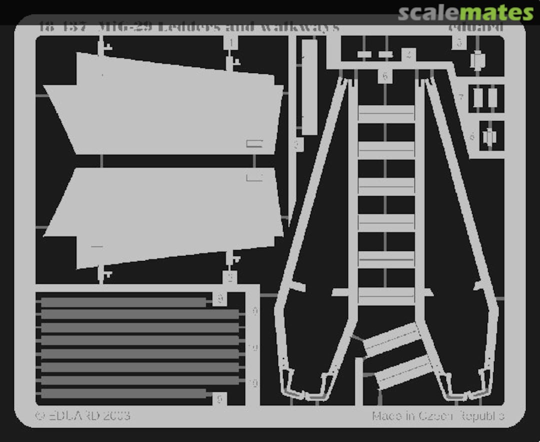 Boxart MiG-29 Ladders and Walkways 48437 Eduard