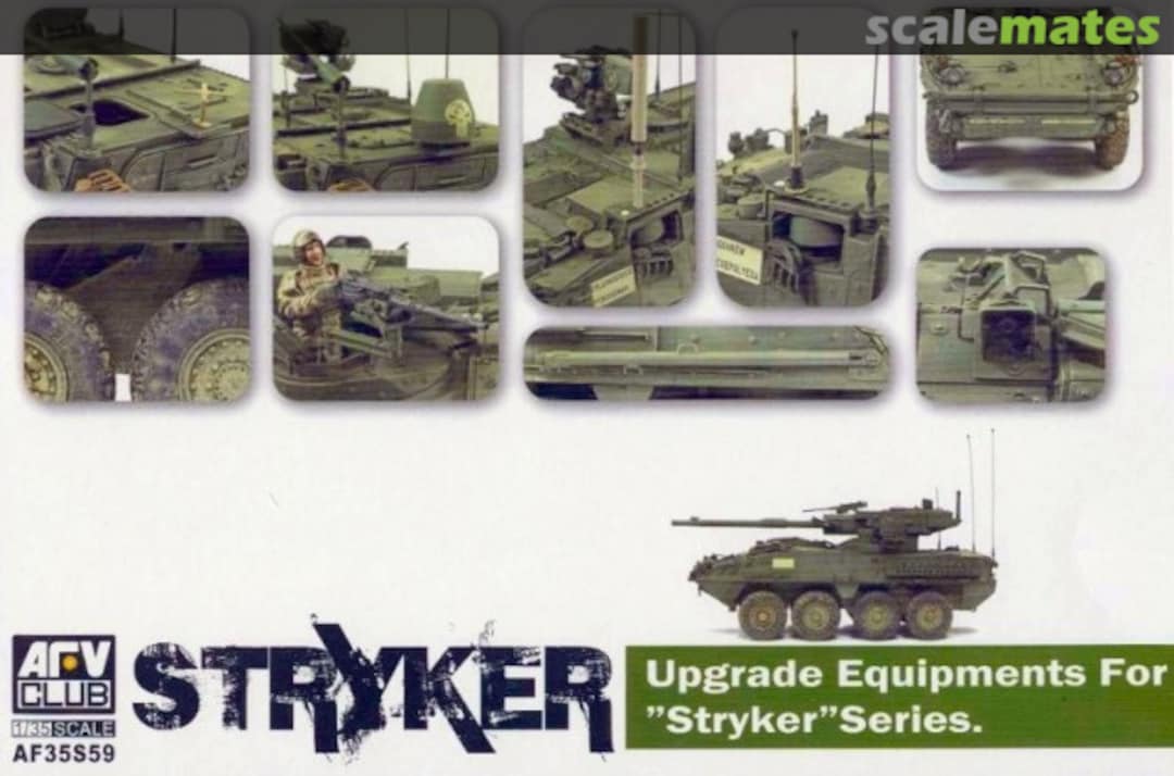 Boxart Upgrade Equipment for Stryker Series AF35S59 AFV Club