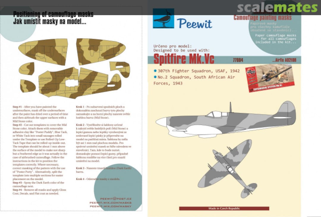 Boxart Supermarine Spitfire Mk.Vc 77004 Peewit