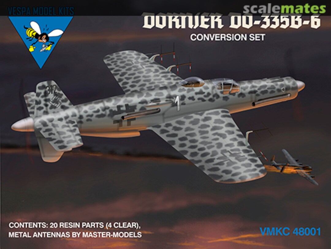 Boxart Dornier Do-335 B-6 VMKC 48001 Vespa Model Kits