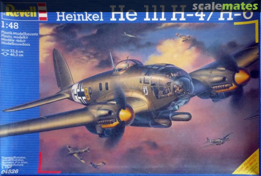 Boxart Heinkel He 111 H-4/H-6 04526 Revell