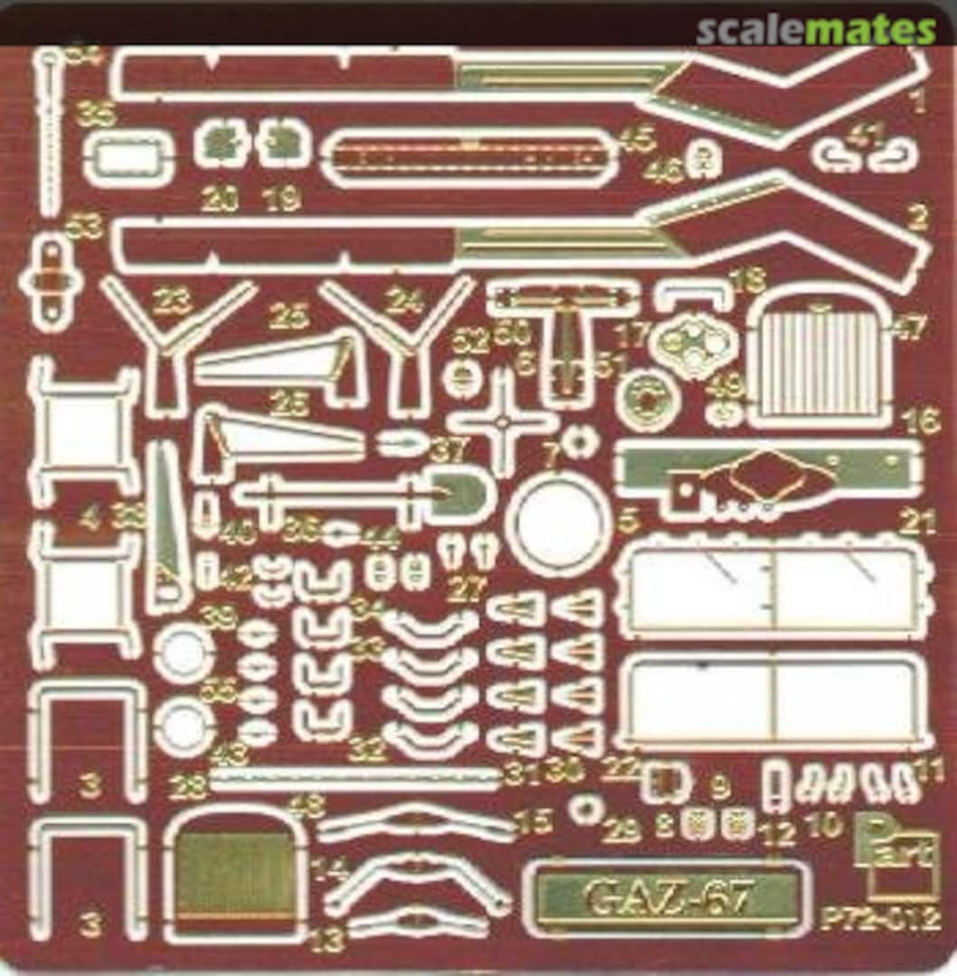 Boxart GAZ 67 P72-012 Part