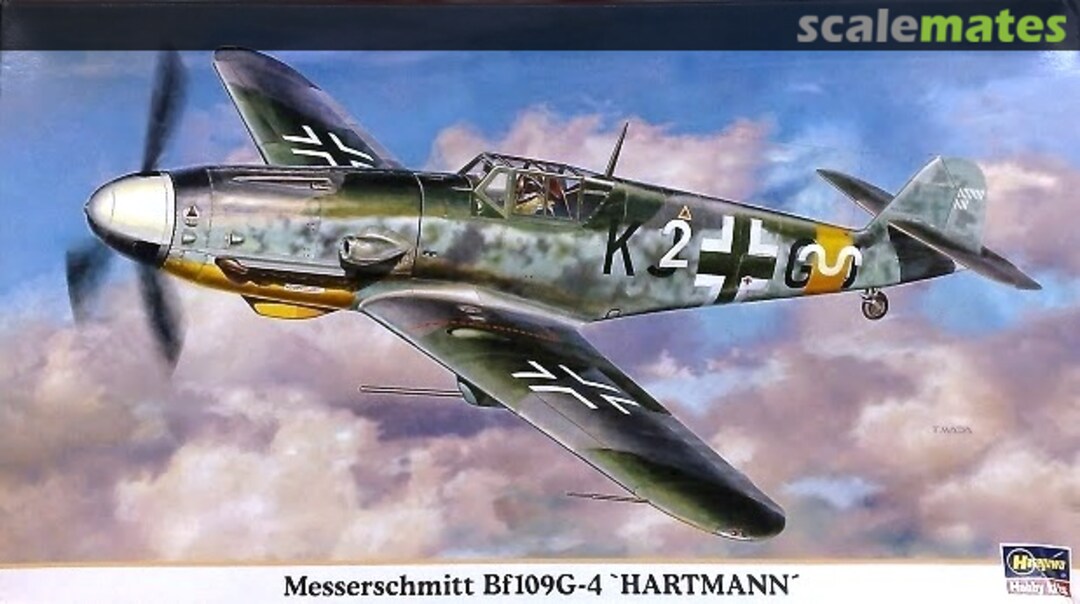 Boxart Messerschmitt Bf109G-4 `Hartmann´ 08135 Hasegawa