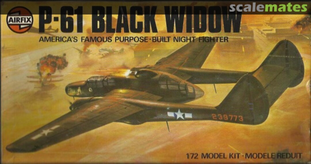 Boxart Northrop P-61 Black Widow 04006-0 Airfix