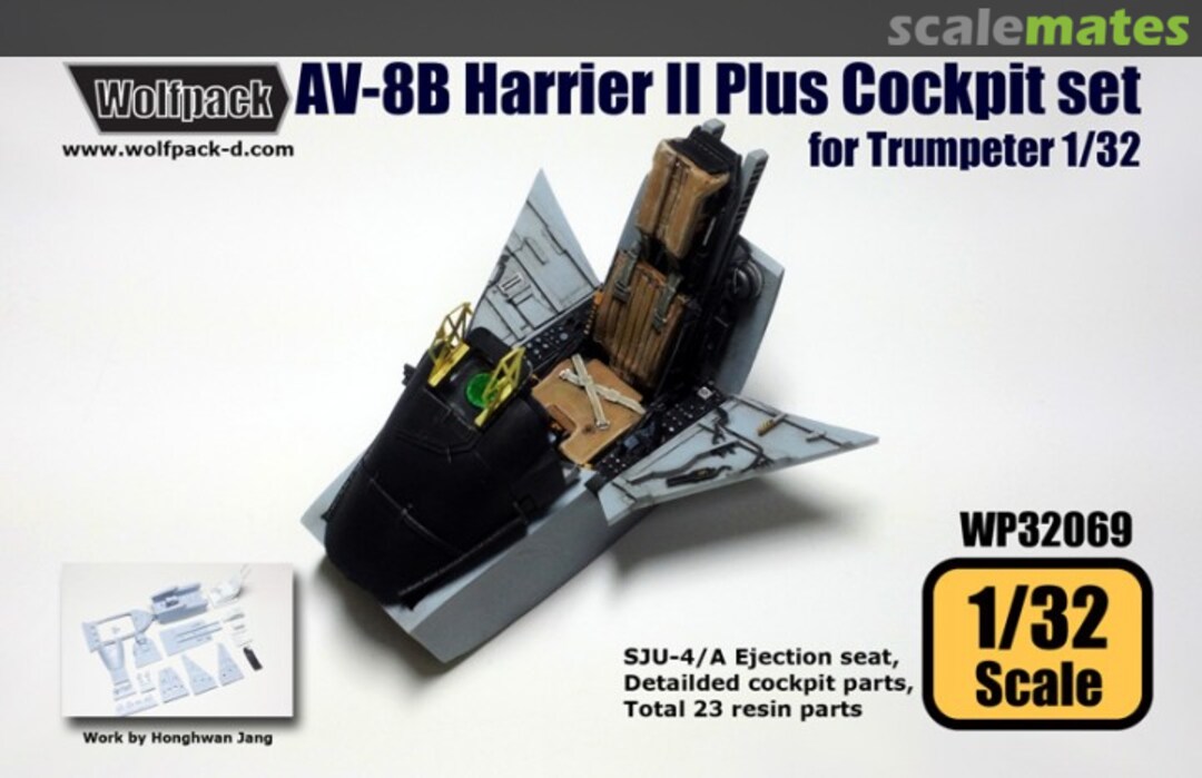 Boxart AV-8B Harrier II Plus Cockpit Set WP32069 Wolfpack