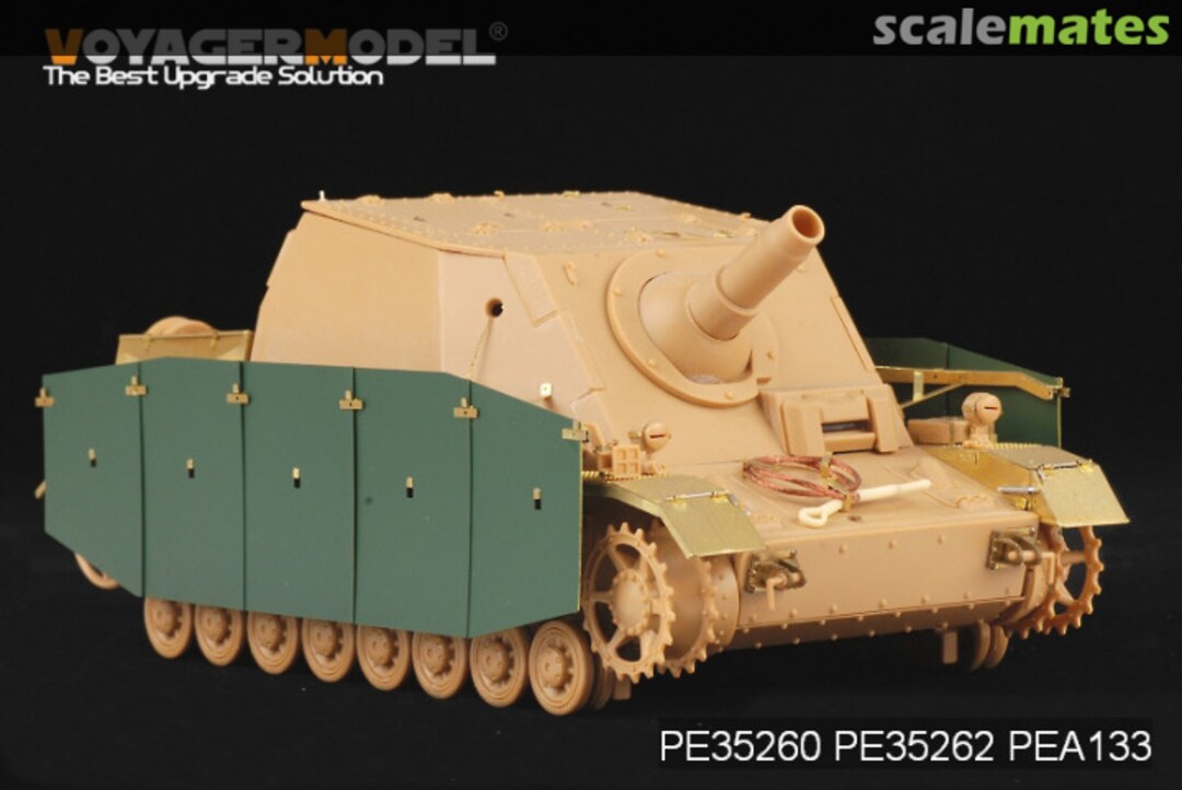 Boxart Sturmpanzer IV Brummbär early Fenders PE35262 Voyager Model