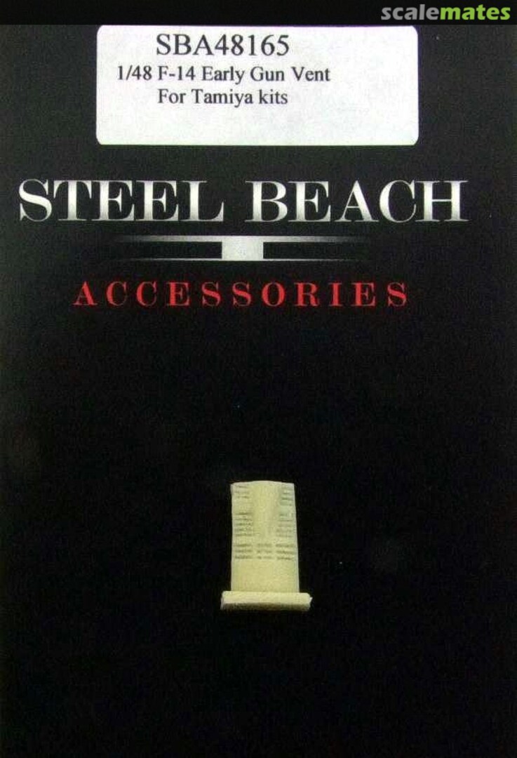 Boxart F-14 Tomcat Early Gun Vent 48165 Steel Beach