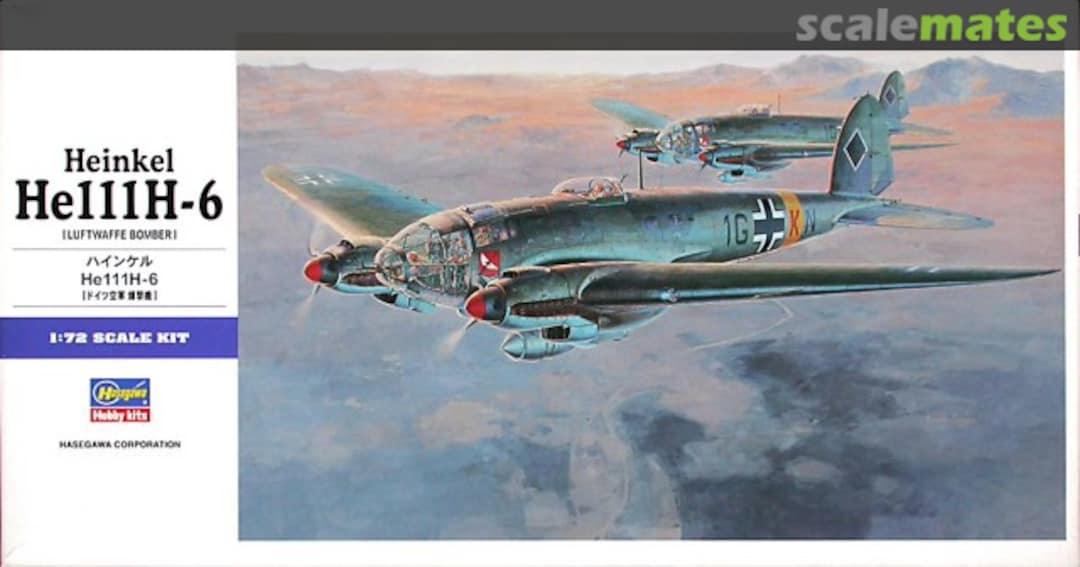 Boxart Heinkel He111H-6 00551 Hasegawa