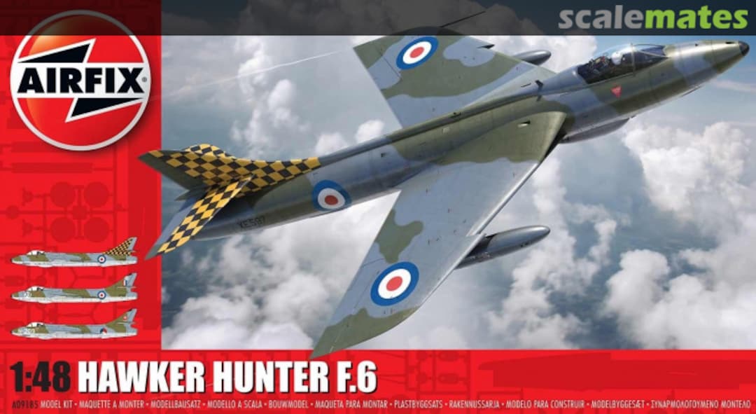 Boxart Hawker Hunter F.6 A09185 Airfix