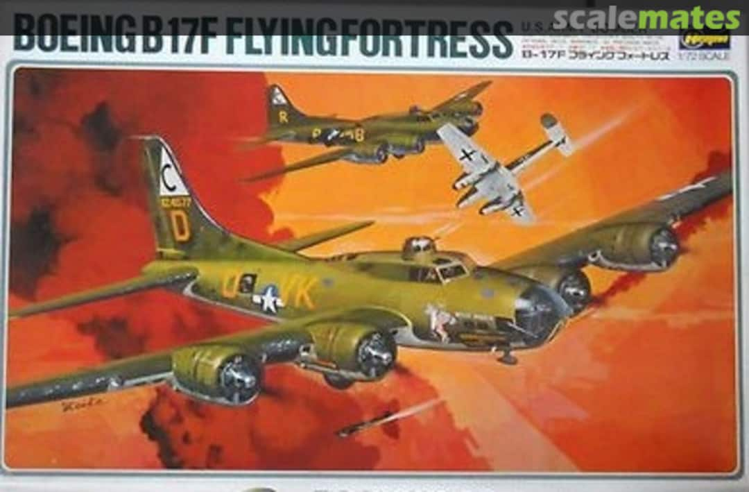 Boxart Boeing B-17F FlyingFortress K11 Hasegawa