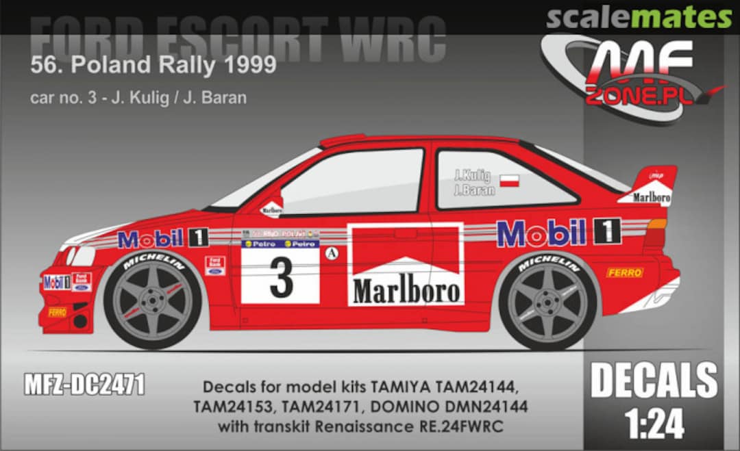 Boxart Ford Escort WRC [M7 MLP] "Mobil 1 - Marlboro" DC2471 MF-Zone