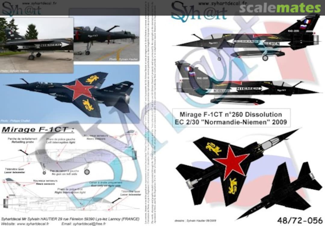 Boxart Dassault Mirage F1CT 72-056 Syhart