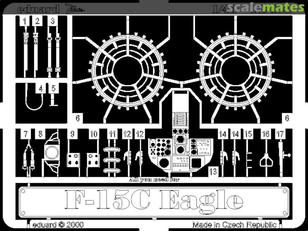 Boxart F-15C Eagle FE122 Eduard