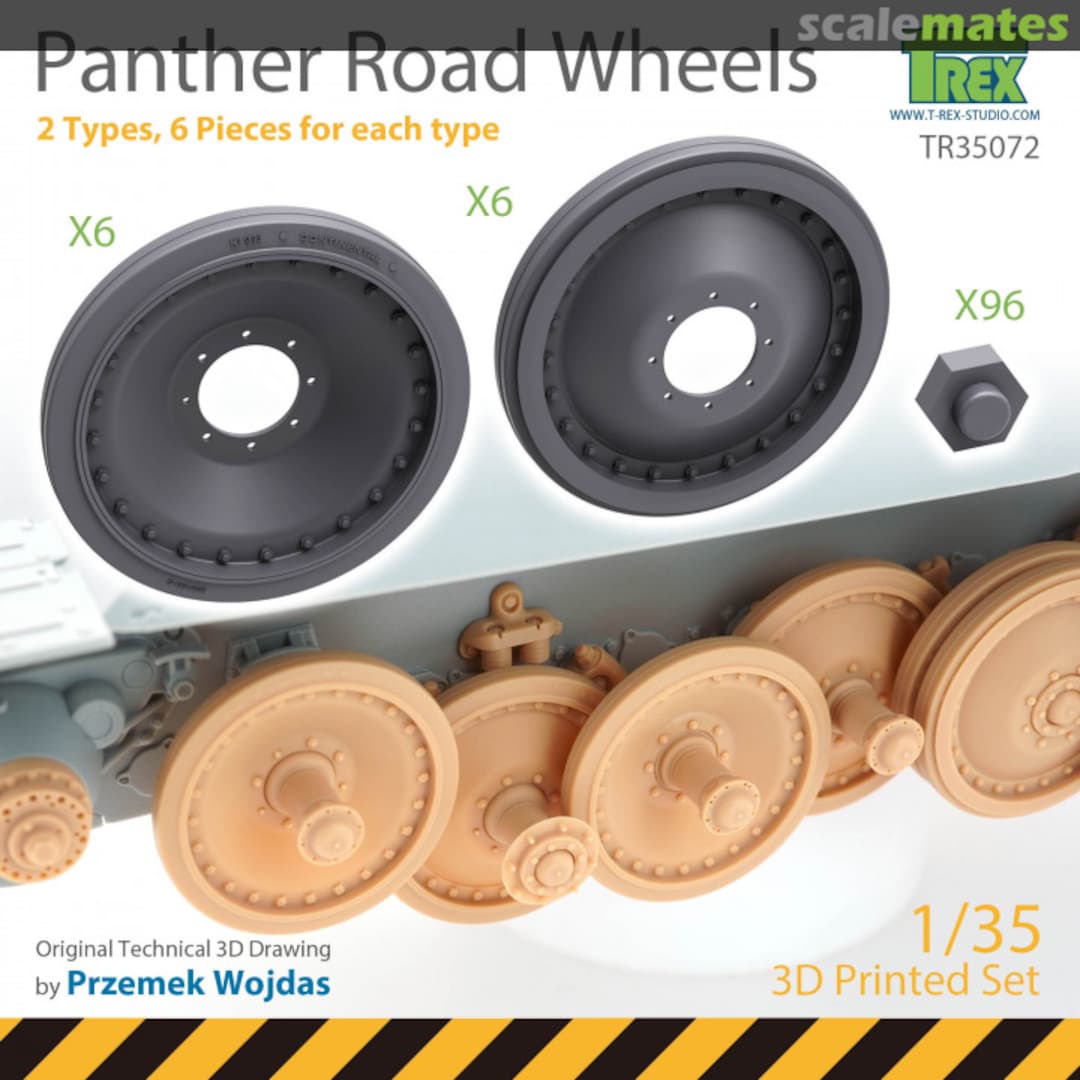 Boxart Panther Road Wheels TR35072 T-Rex Studio