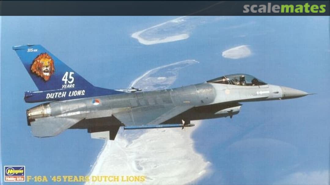 Boxart F-16A `45 Years Dutch Lions´ 06166 Hasegawa