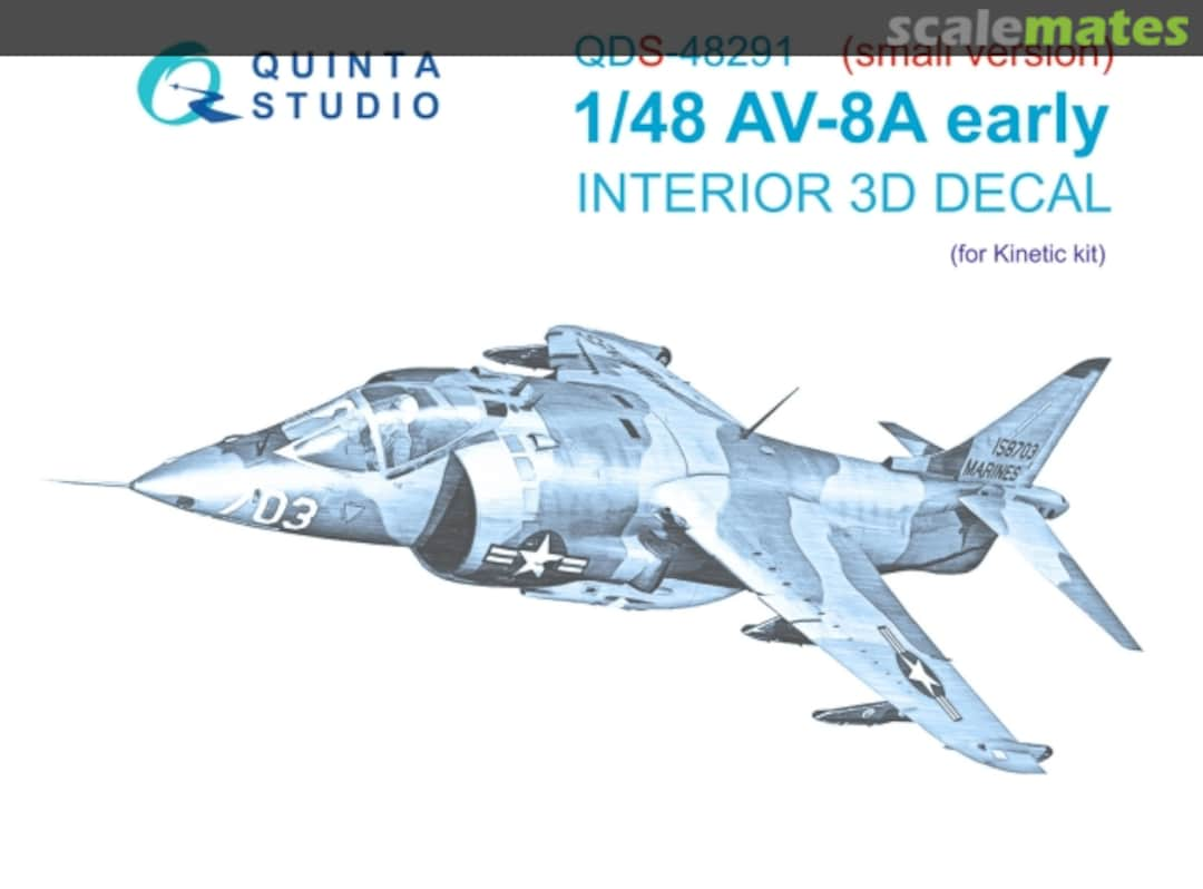 Boxart AV-8A - Early QDS-48291 Quinta Studio