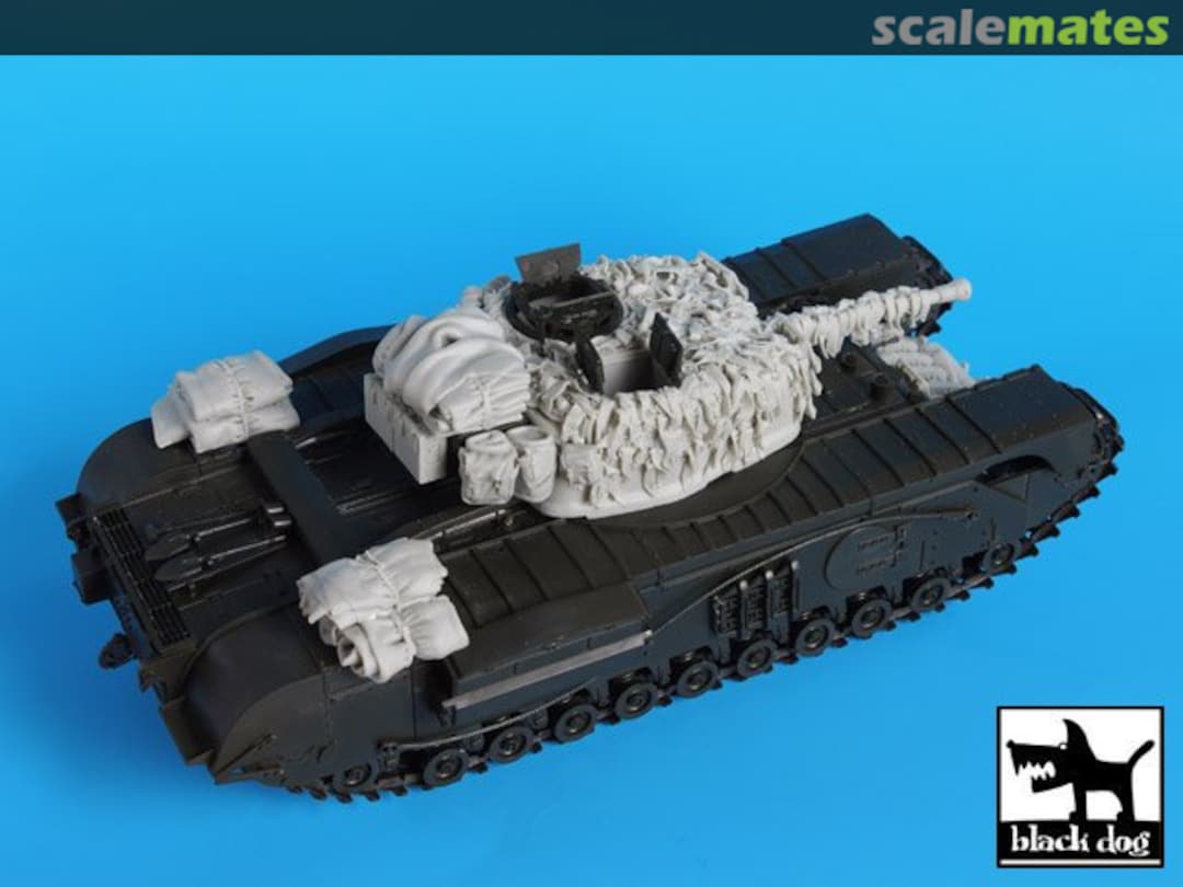 Boxart Churchill Mk VII accessories set T35020 Black Dog