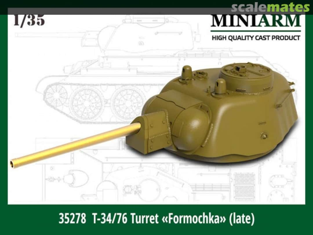 Boxart Т-34/76 Turret "Formochka" (Late) 35278 Miniarm