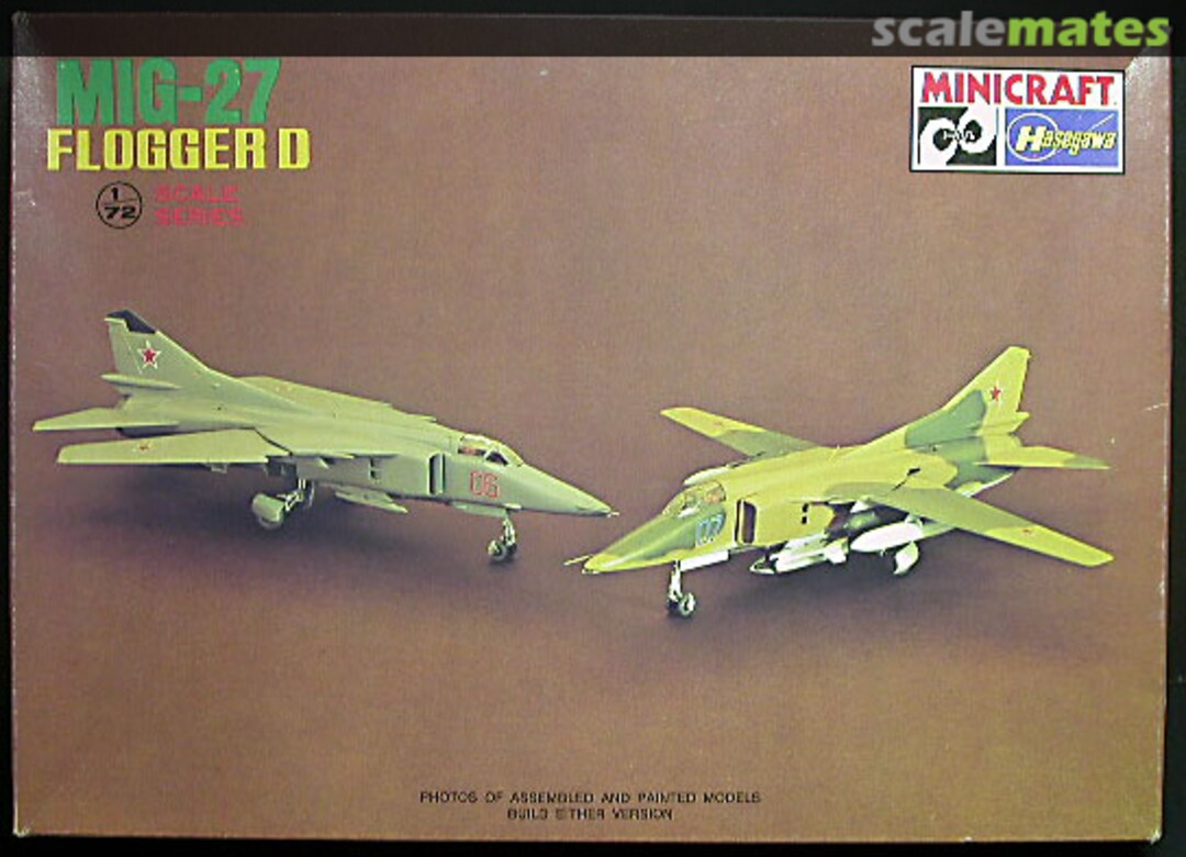 Boxart MiG-27 Flogger D 1143 Minicraft Hasegawa