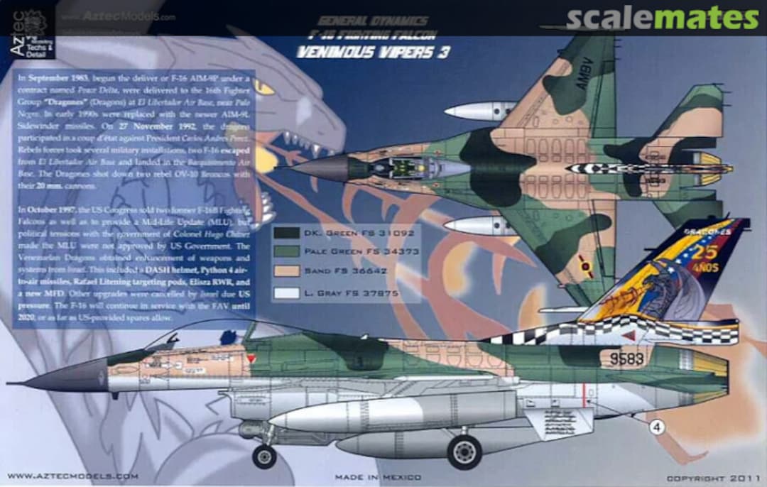 Boxart Venimous Vipers 3 32-003 Aztec Models