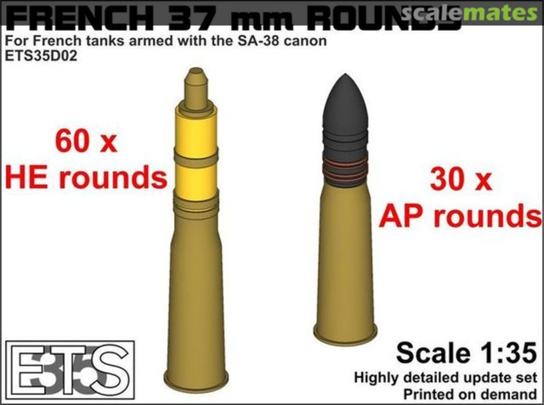 Boxart French 37 mm rounds ETS35D02 ETS35