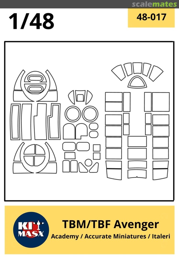 Boxart TBM/TBF Avenger 48-017 Kit Masx