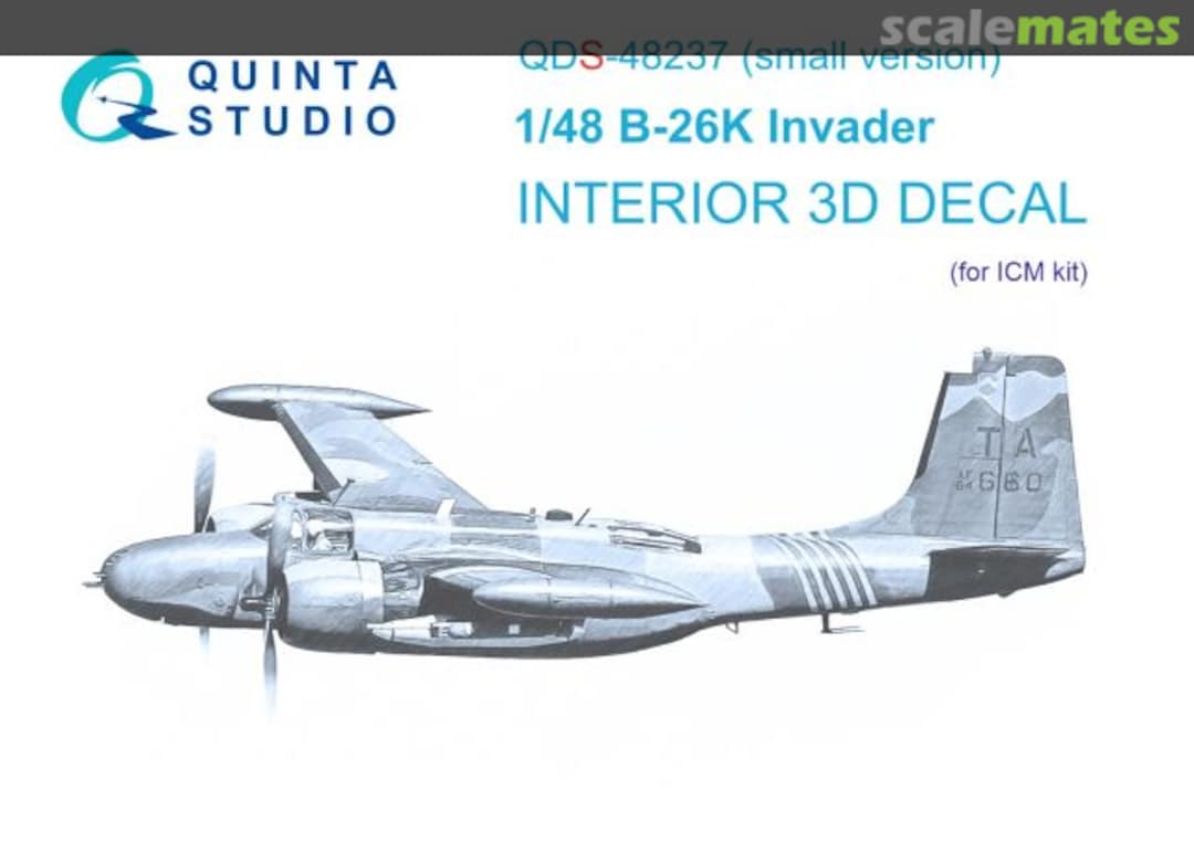 Boxart B-26K Invader QDS-48237 Quinta Studio