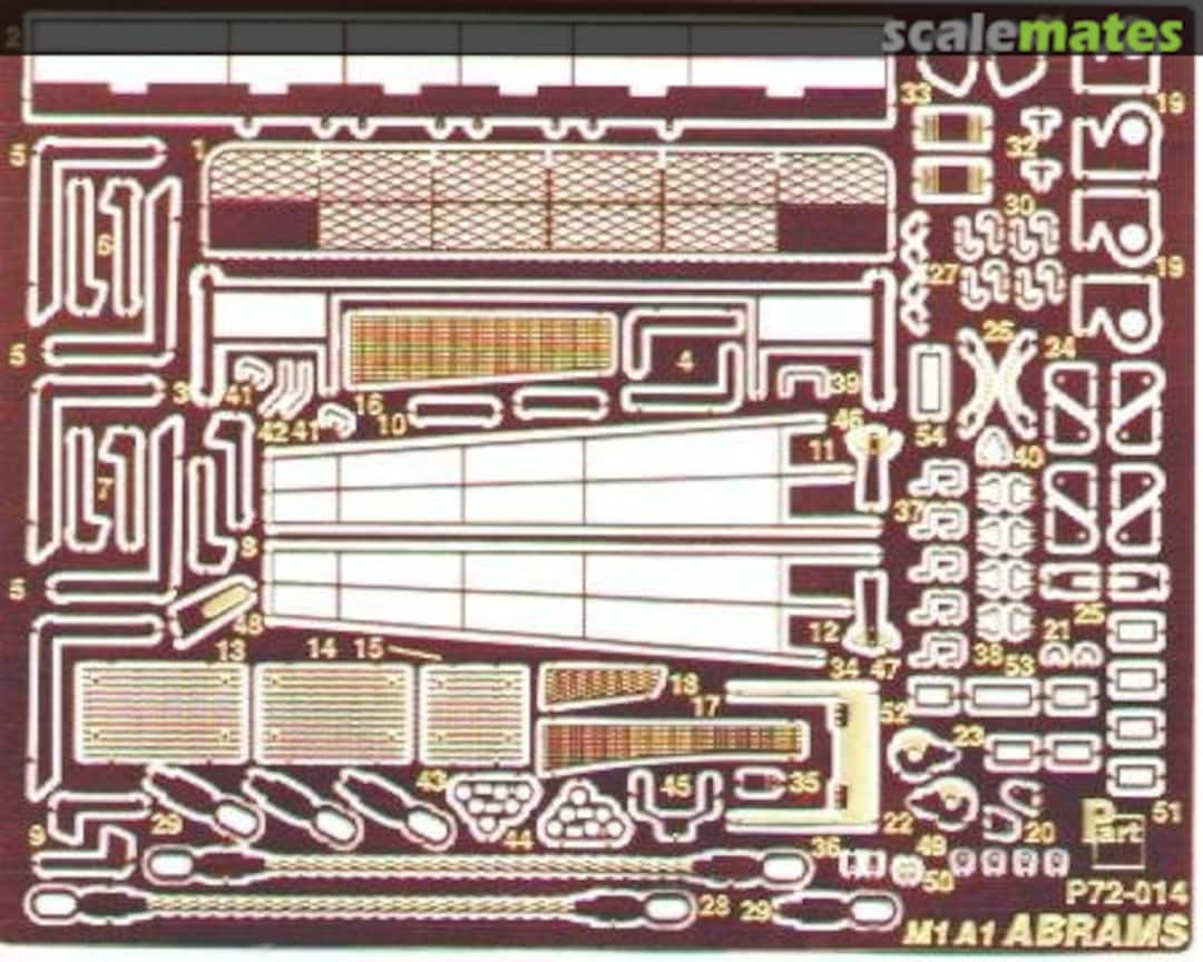 Boxart M1A1 Abrams P72-014 Part