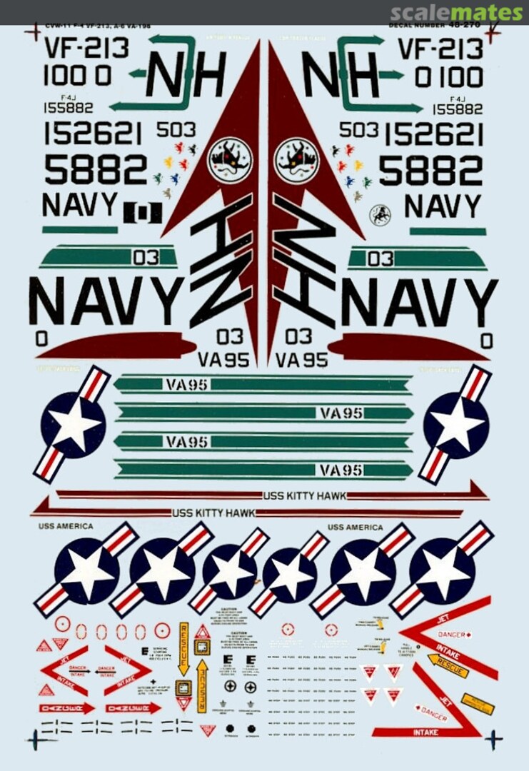 Boxart CVW-11 Airwing 48-0270 Microscale