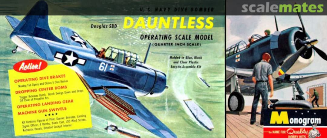 Boxart Douglas SBD Dauntless PA54 Monogram